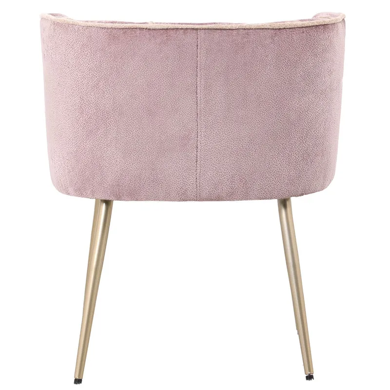 Armlehnstuhl Nell Pink, Beige