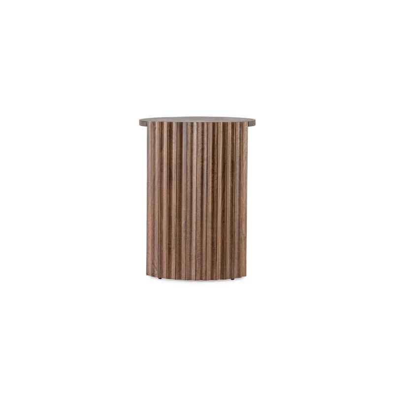 Beistelltisch Orissa Natur | Mangoholz, Ø 50 cm