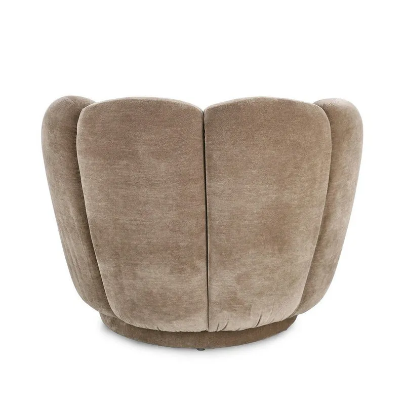 Loungesessel Tulip Biscuit | Beige, runde Form