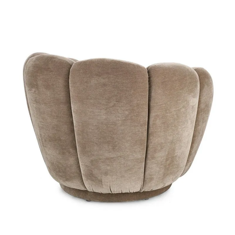 Loungesessel Tulip Biscuit | Beige, runde Form