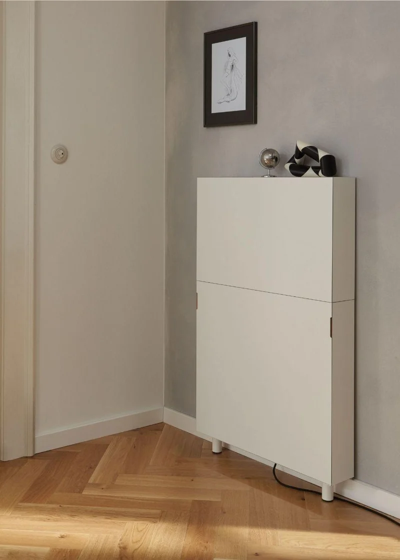 Homeoffice Wandsekretär Smart mit integrierter Lampe