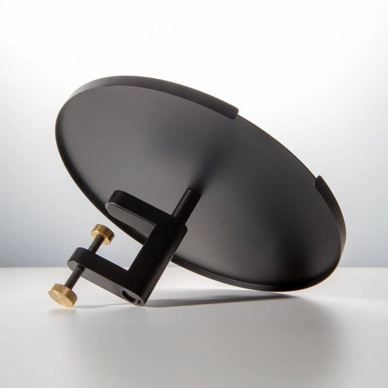 Runde Ebene Black