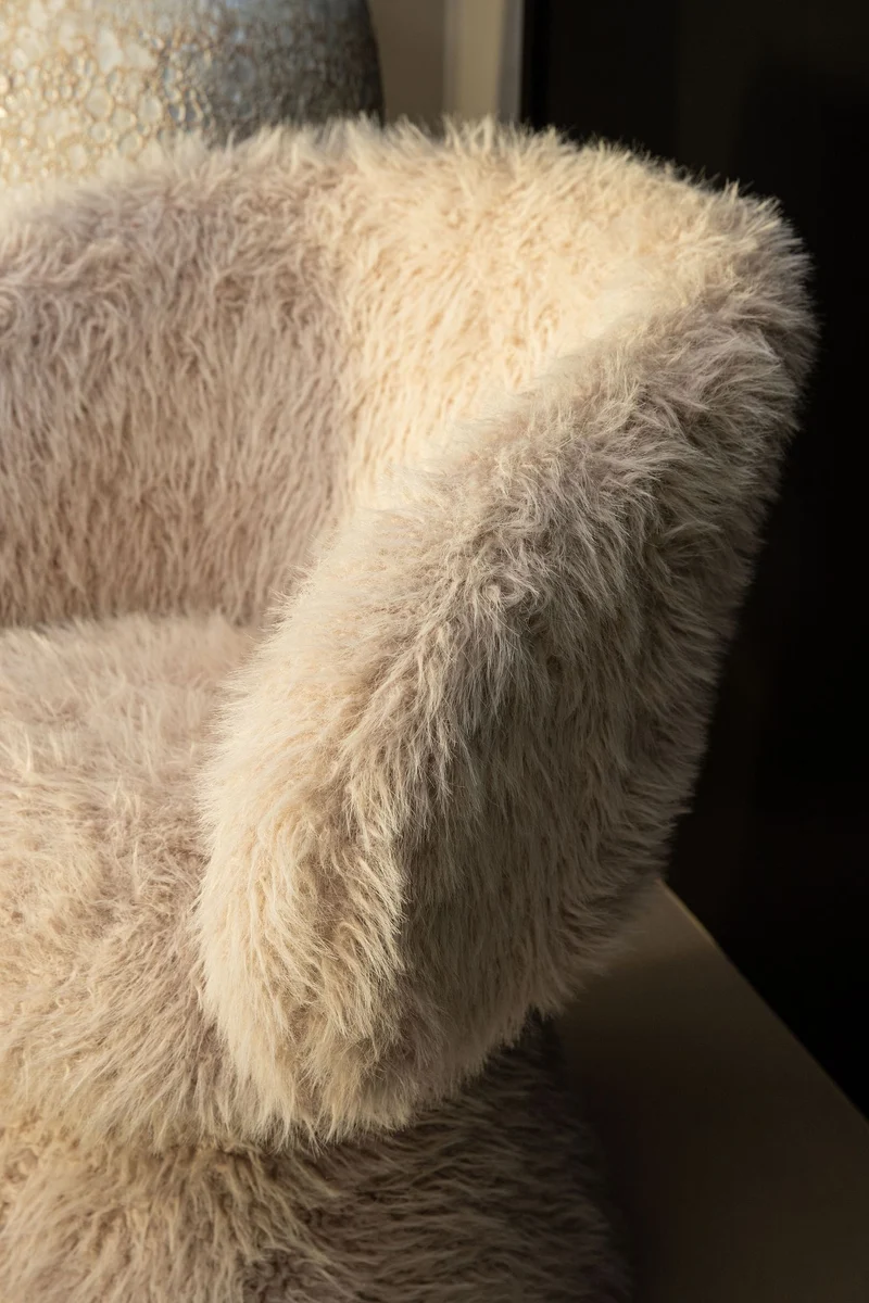 Polsterstuhl Hermes Beige Hair