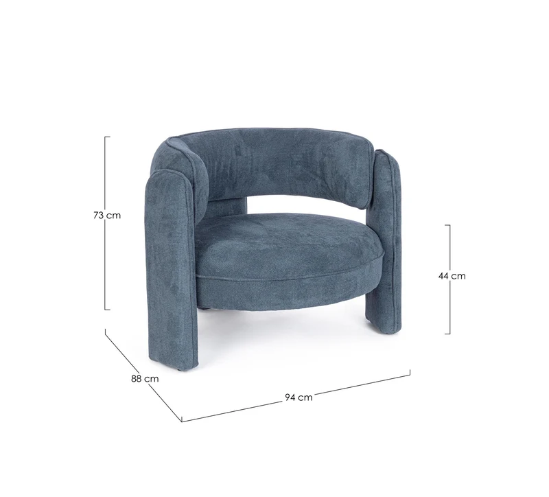 Sessel Aisha Blau