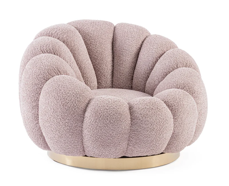 Sessel drehbar Florel Altrosa