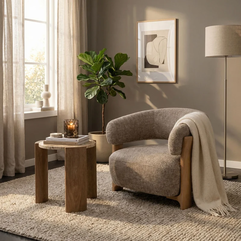 Sessel Mire Taupe