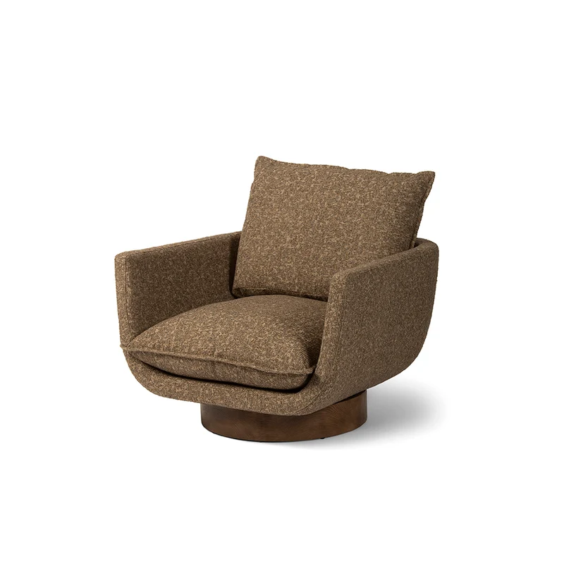 Clubsessel Mason drehbar Braun