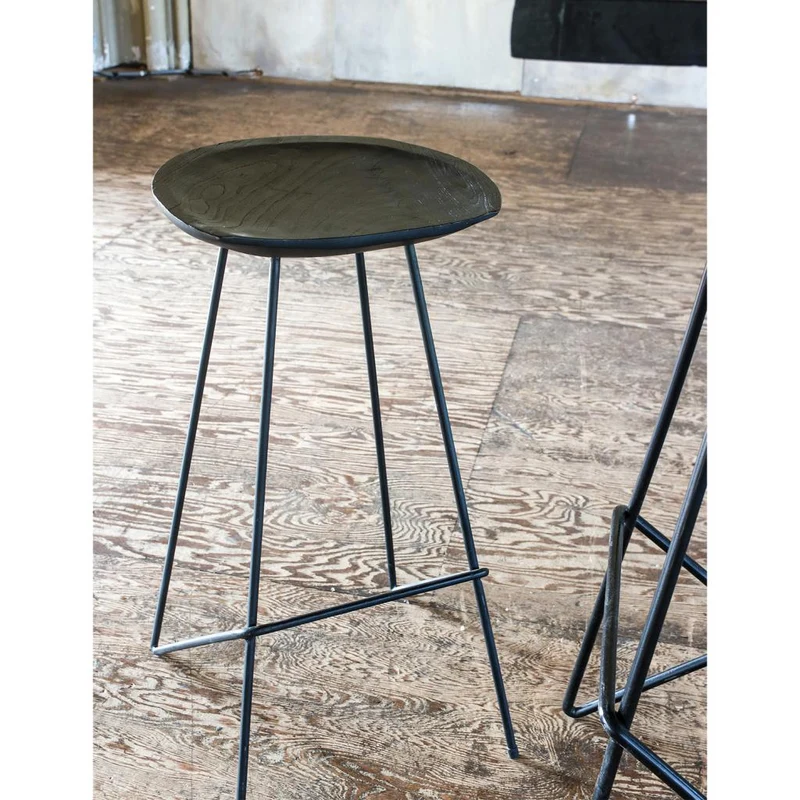 Barhocker Loft Frame Teak Black