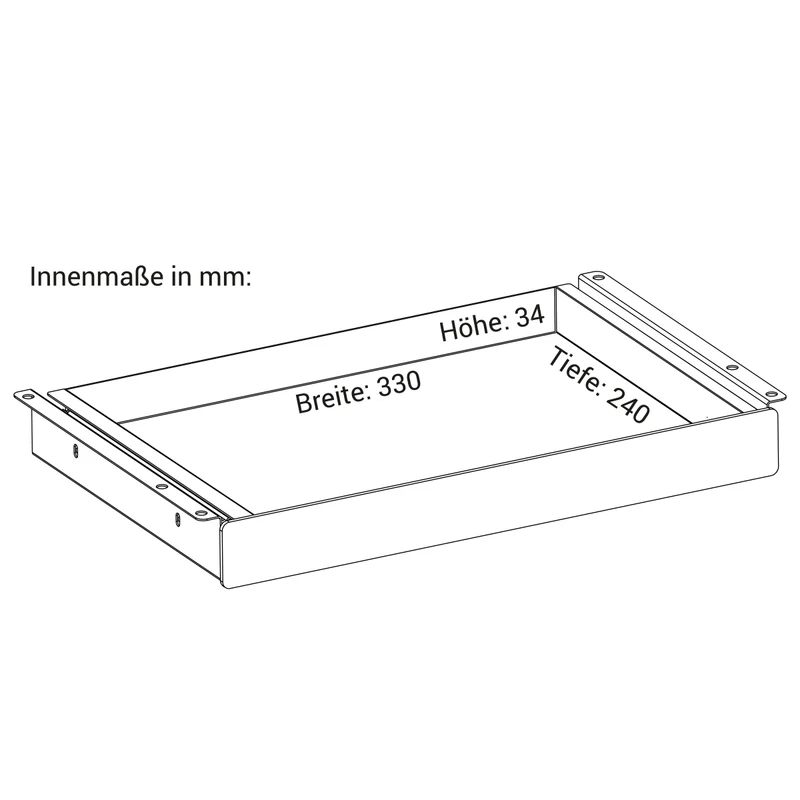 Schublade Schwarz