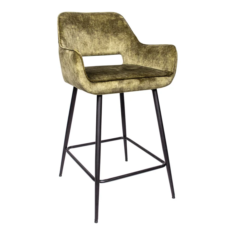Barhocker Fal Low Velvet für Kücheninseln