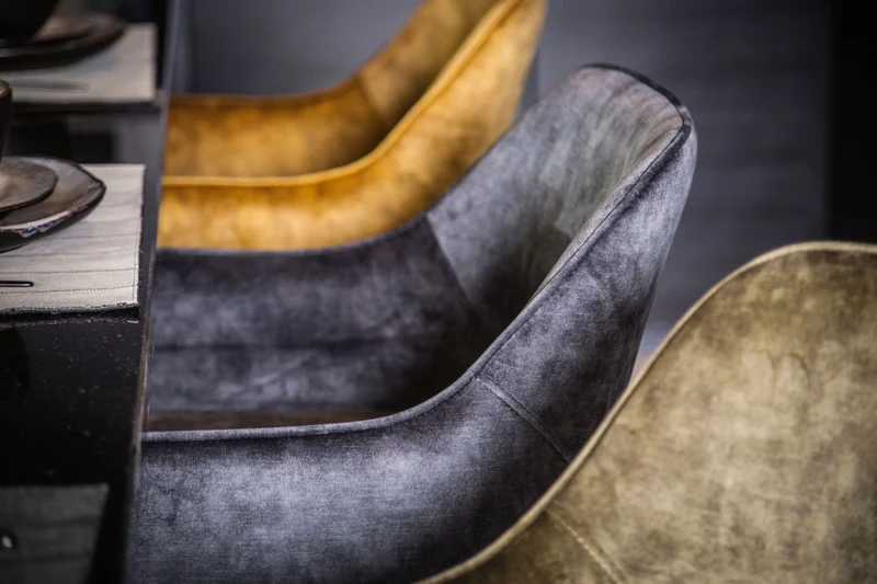 Barhocker Fal Low Velvet für Kücheninseln