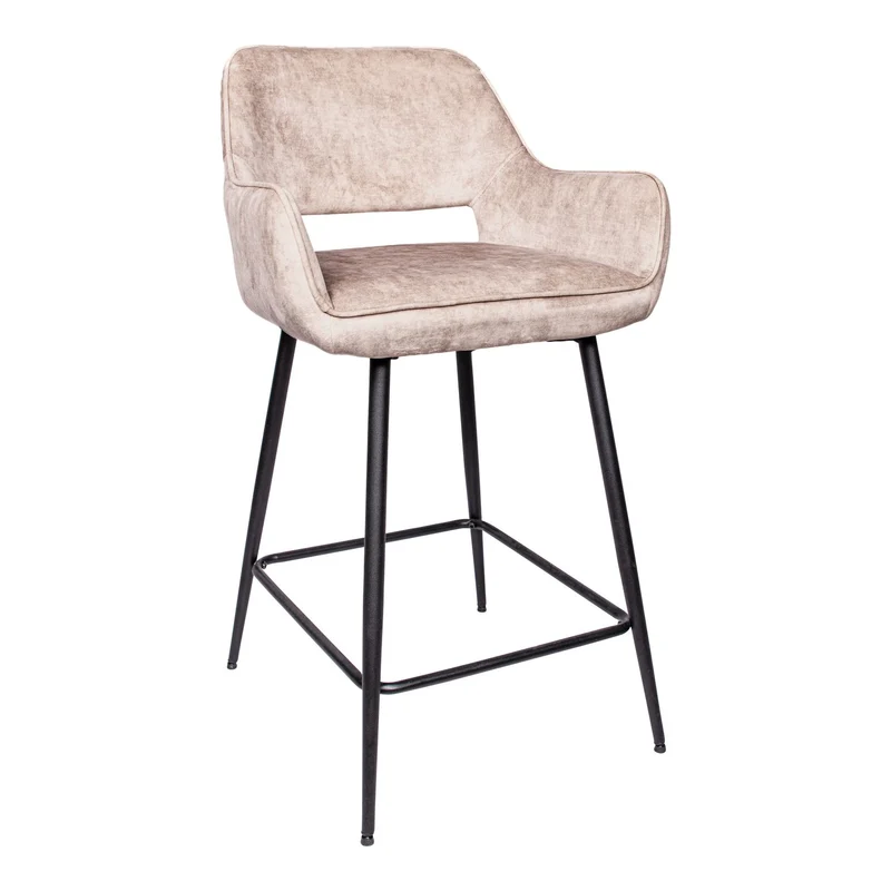 Barhocker Fal Low Velvet für Kücheninseln