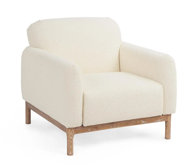 Sessel Detroit Naturfarbe Bouclé