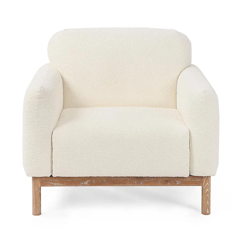 Sessel Detroit Naturfarbe Bouclé