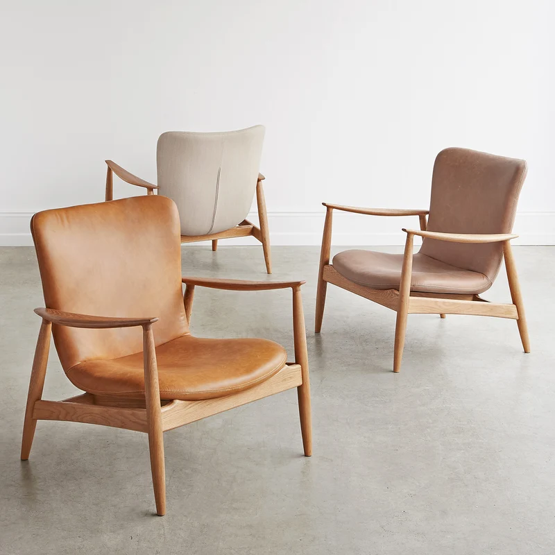 Korobi II Loungestuhl Leder