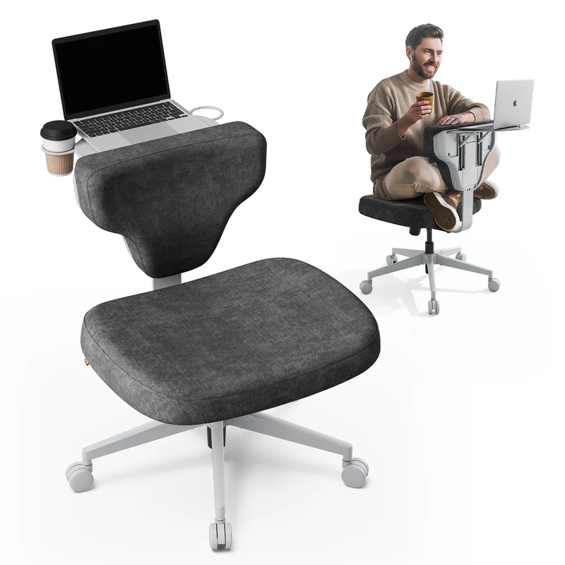 Freedom-X Pro Cross Legged Chair | Wider Cushion | Without Armrest