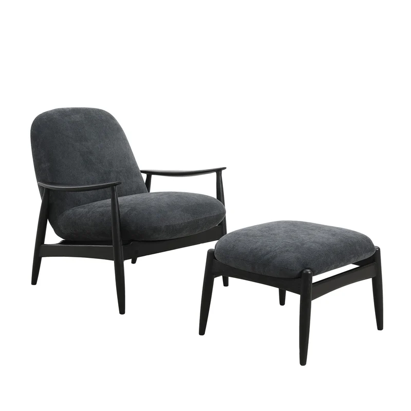 Korobi Loungesessel Schwarz