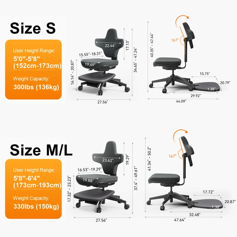 Standing-Mate Chair: The First Leaning Ergonomic Chair Designed for Standing Desks