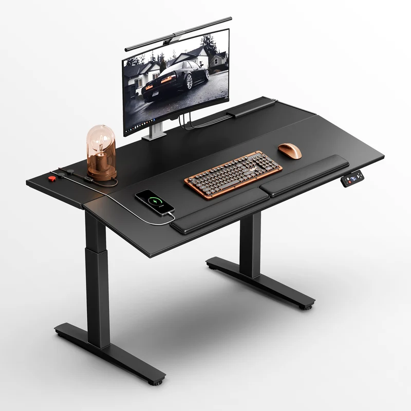 NEWTRAL DE-A Smart Electric Tilt Standing Desk – Height Adjustable Ergonomic Sit-Stand Workstation
