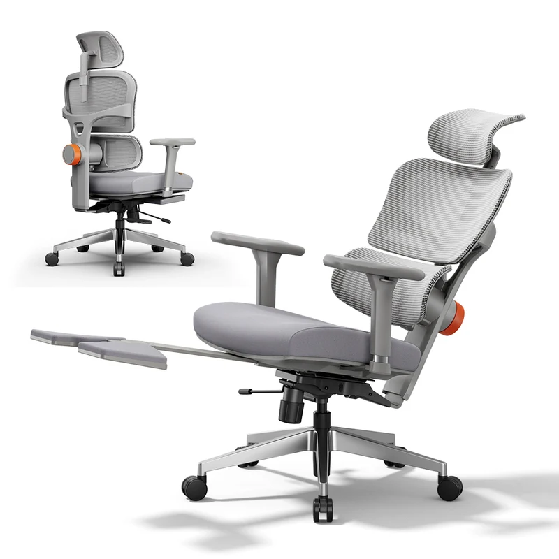 NT002 Ergonomic Home Office Chair with Auto-Following Lumbar Support & Footrest