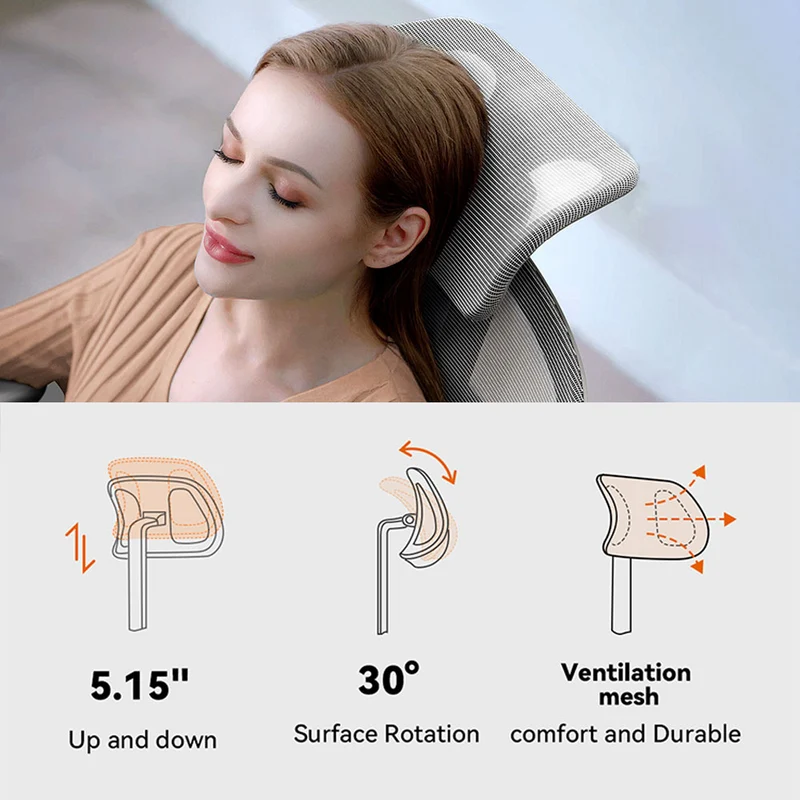 NT002 Ergonomic Home Office Chair with Auto-Following Lumbar Support & Footrest
