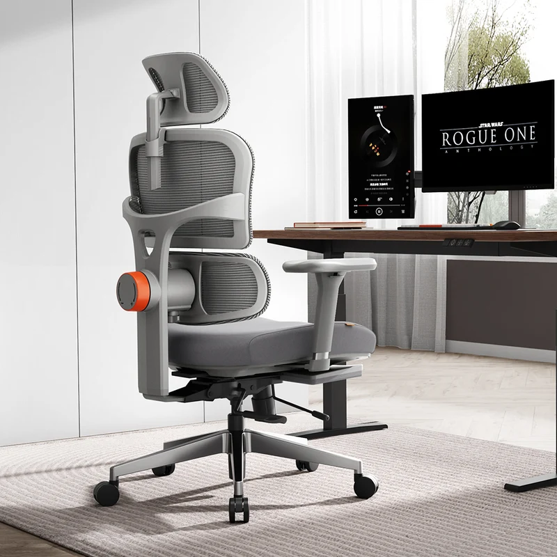 NT002 Ergonomic Home Office Chair with Auto-Following Lumbar Support & Footrest