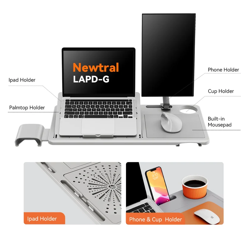 NT002 Ergonomic Home Office Chair with Auto-Following Lumbar Support & Footrest