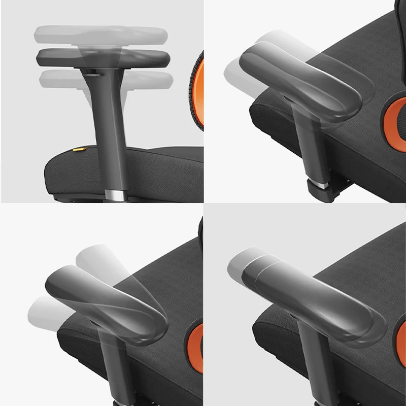 NT002 Ergonomic Home Office Chair with Auto-Following Lumbar Support & Footrest