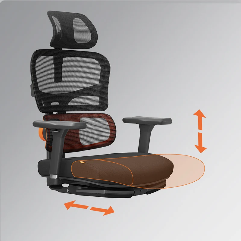 NEWTRAL NT002 Ergonomic Office Chair with Laptop Table-Black