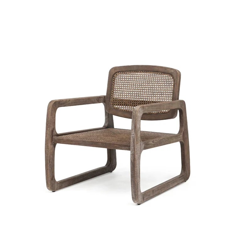 Sessel Sally Altteak Authentic Brown Wiener Geflecht