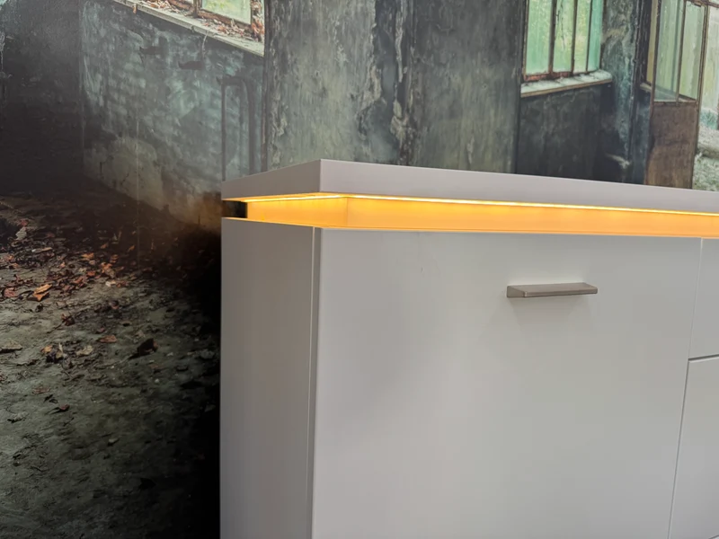 Highboard Kommode Sideboard +LED-Beleuchtung +Schubladen +vers. Modelle +Neu auf Lager