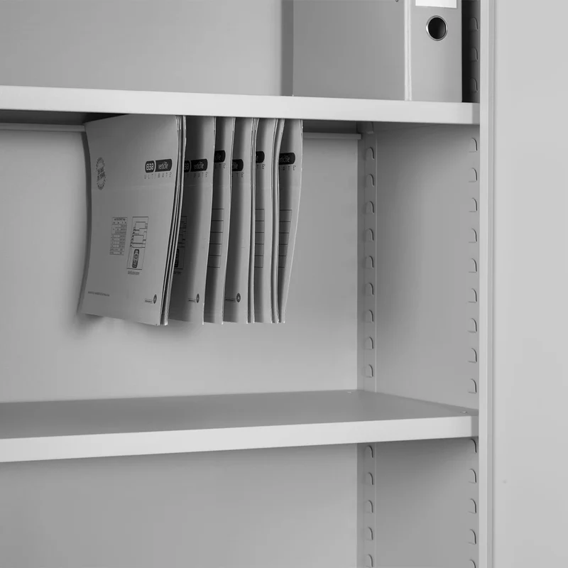 Aktenschrank mit Wertfach – 920 x 420 (5 OH) – Korpus in Lichtgrau