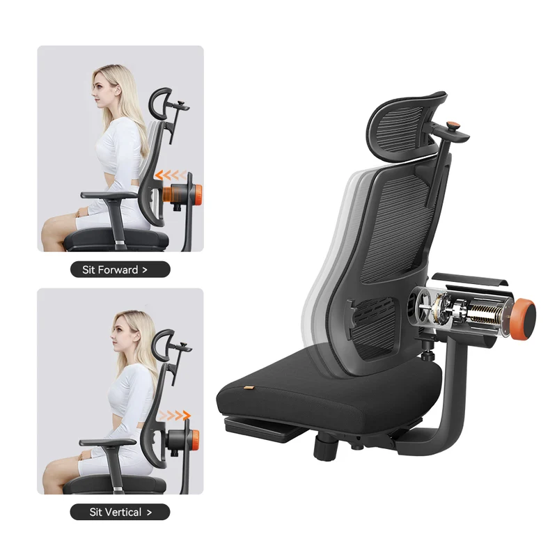 Magic H-Bpro Ergonomic Office Chair- Black