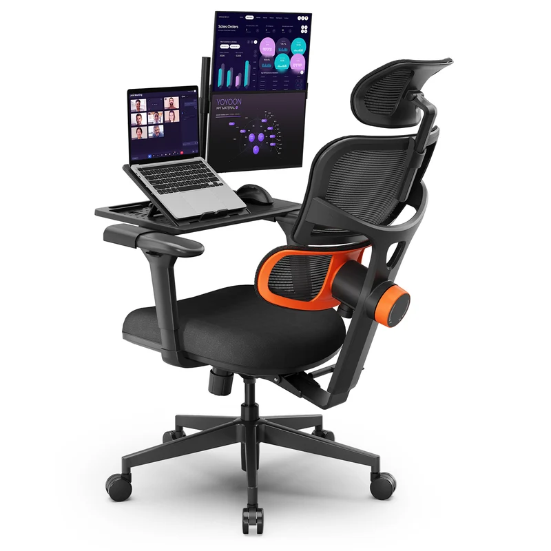 NT001 Ergonomic Home Office Chair with Auto-Following Lumbar Support