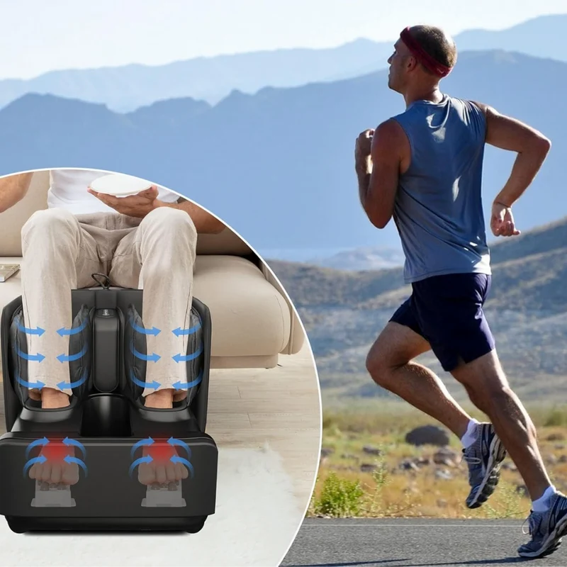 Elektrisches Fußmassagegerät zum Kneten und Rollen ™ |Luxus-Massage für müde Füße