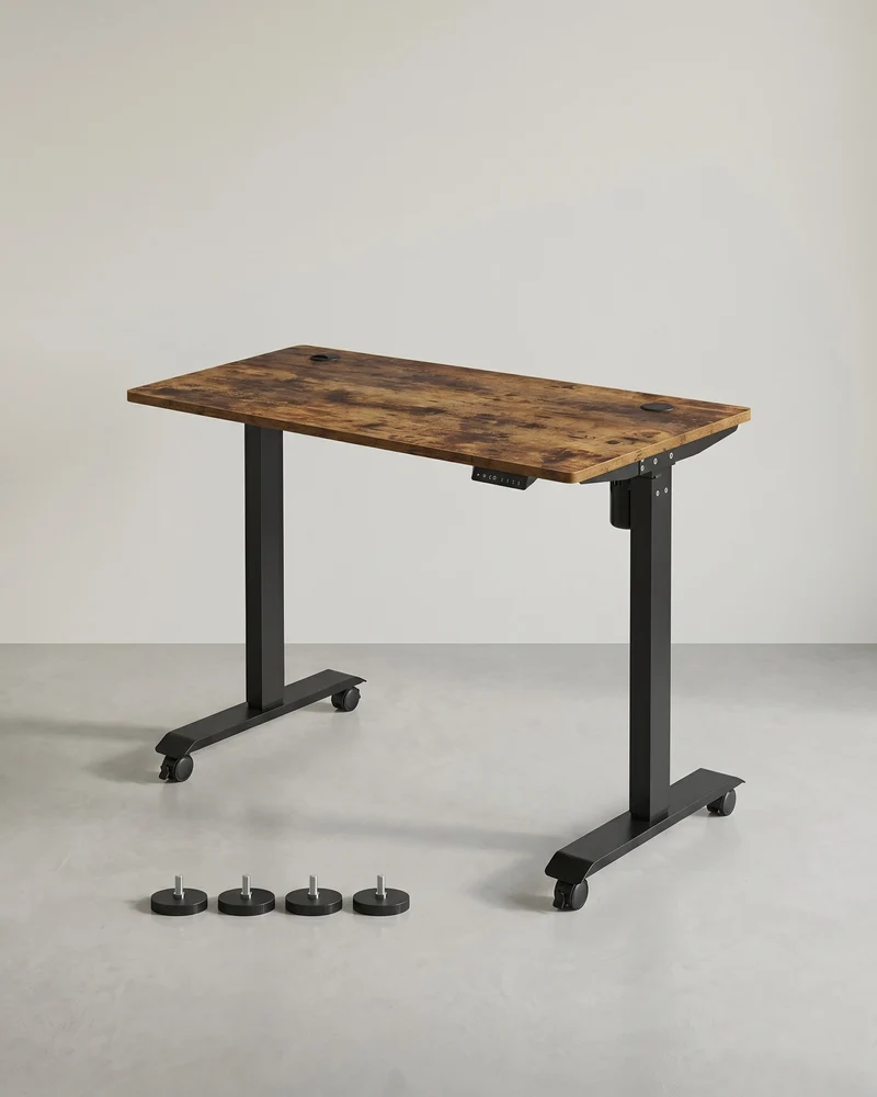 Elektrisch verstellbarer Schreibtisch - Stehpult - Mit Rollen - Ergonomisch