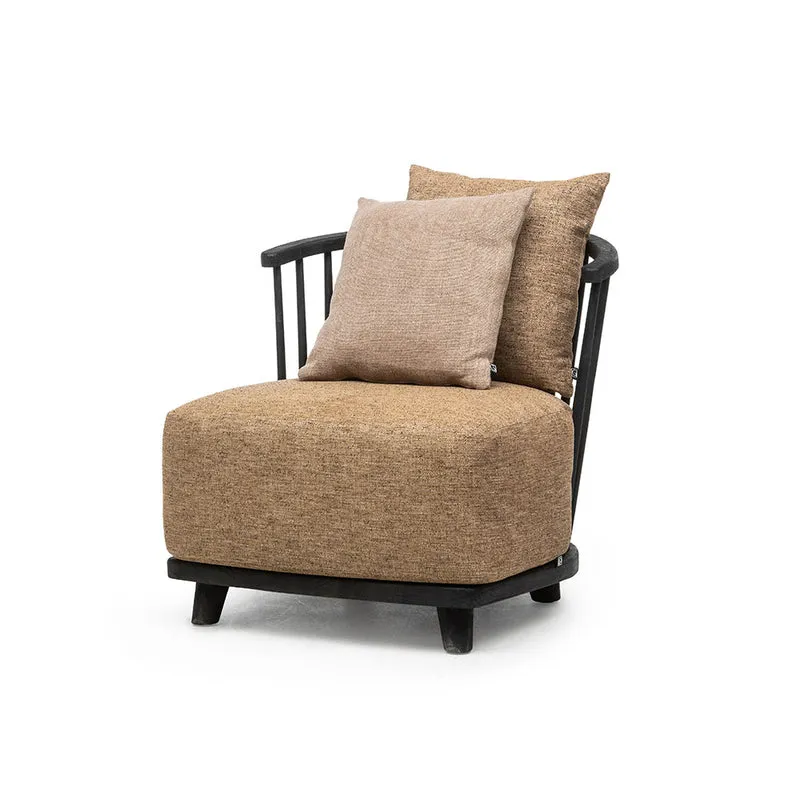 Sessel Carol Teak Fumé
