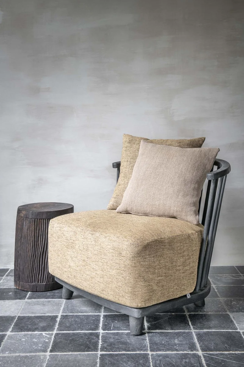 Sessel Carol Teak Fumé