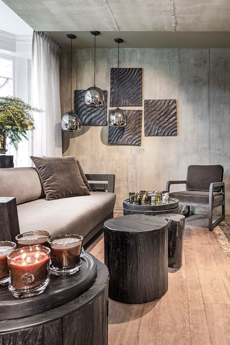 Couchtisch Orly Teak Fumé