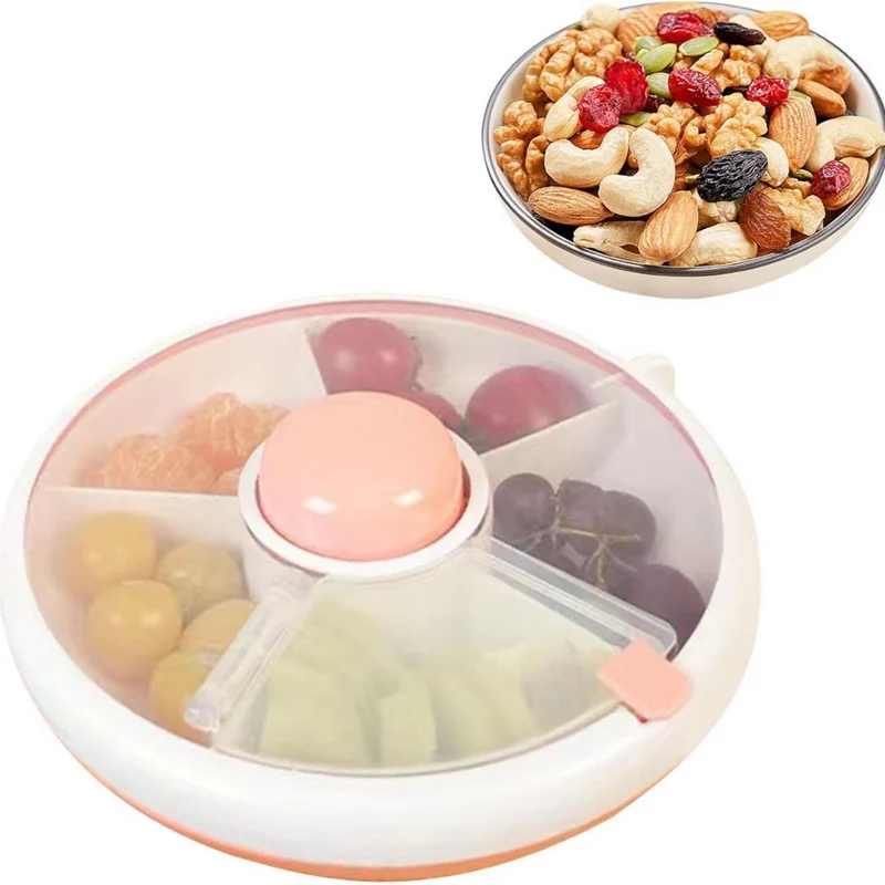 Tragbares Snack-Spin-Tablett ™ | Elegante Ordnung für Snacks