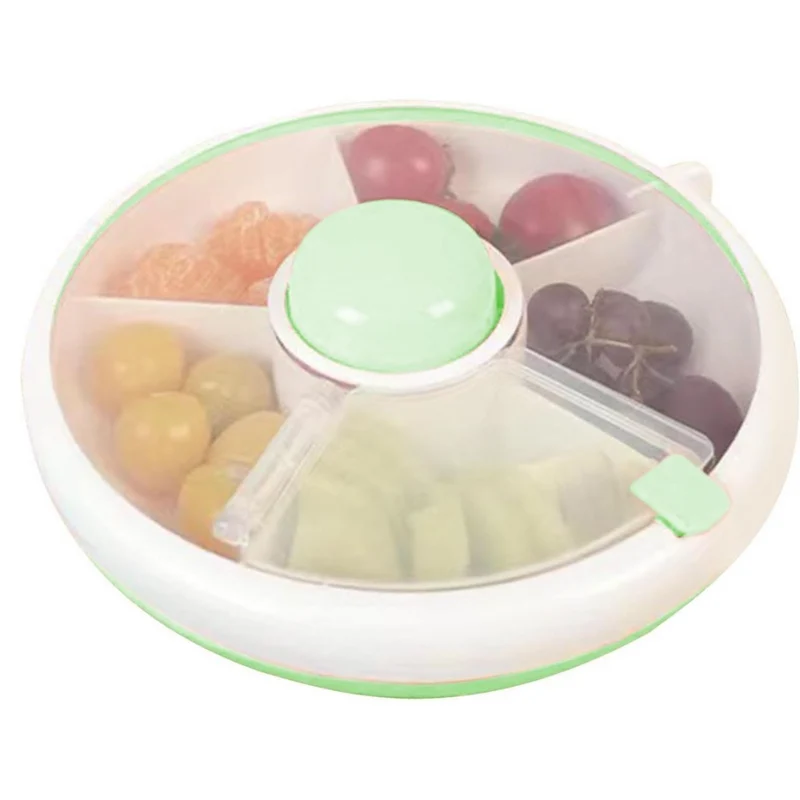 Tragbares Snack-Spin-Tablett ™ | Elegante Ordnung für Snacks