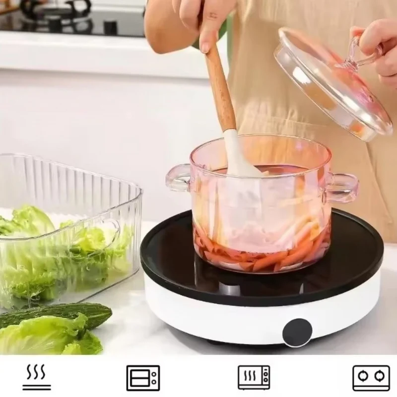 Glastöpfe zum Kochen ™ | Eleganter Glas-Genuss-Kochtopf