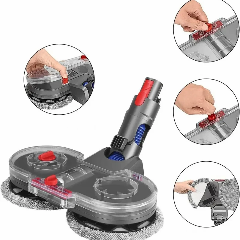 Elektrischer Moppkopfaufsatz ™ |Dyson wird zum Wischwunder