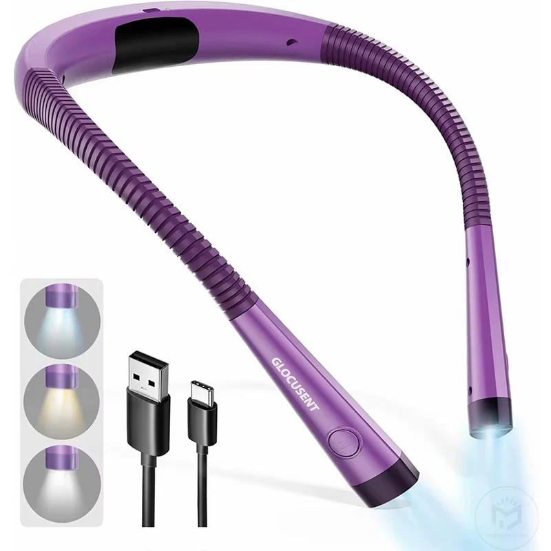 Nacken-Leselicht ™ | Handsfree Leselicht für Gemütlichkeit