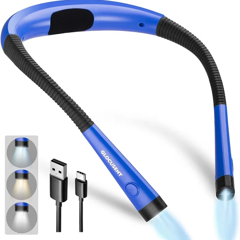 Nacken-Leselicht ™ | Handsfree Leselicht für Gemütlichkeit