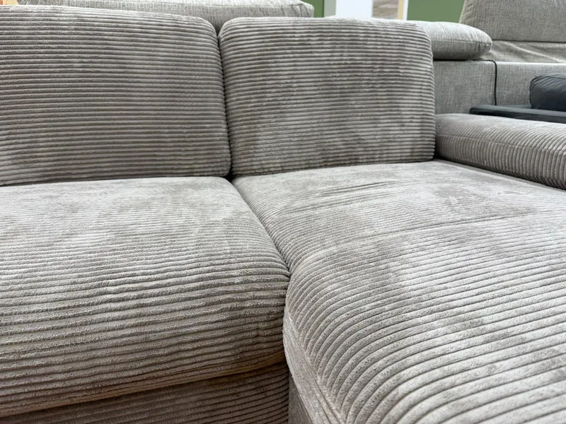 Sofa Couch Wohnlandschaft +Cord +vers. Farben +Kissen