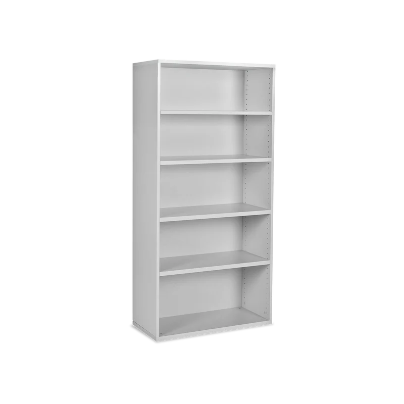 Aktenschrank aus Holz – 800 x 393 x 1800 mm (5 OH) – Grau