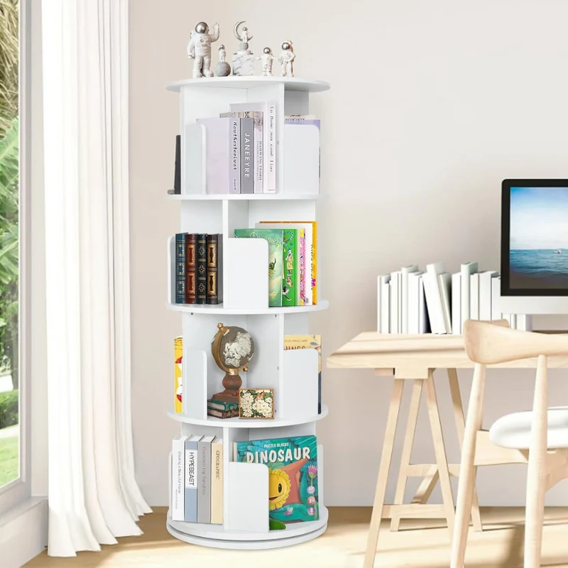 Drehbares Bücherregal ™ | Drehbares Kinder-Bücherregal mit Herz