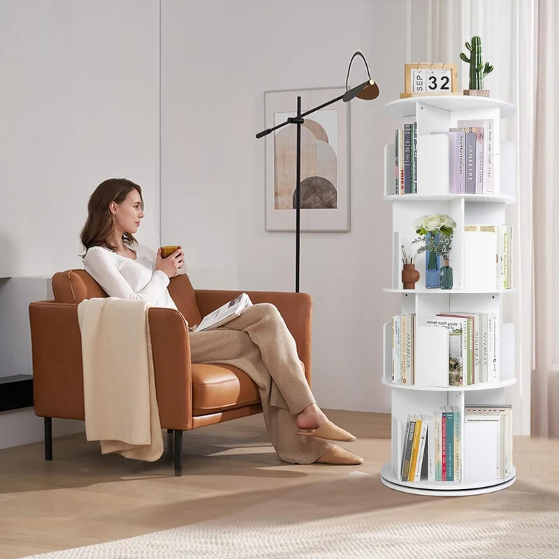 Drehbares Bücherregal ™ | Drehbares Kinder-Bücherregal mit Herz