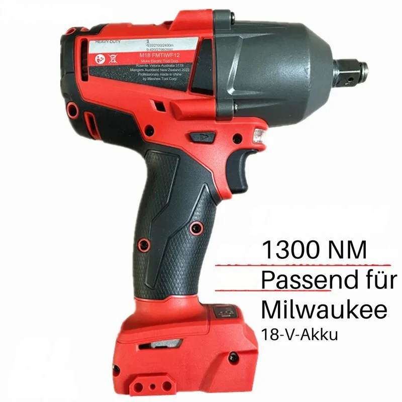 Akkuschrauber für Milwaukee™ | Leistungsstarker kabelloser Profi-Schlagschrauber